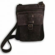 VINTAGE STYLE NABUCATED LEDER SCHULTERTASCHE MOD: SALERNO-MORO