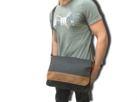 Bandolera Hombre de Tela Impermeabl