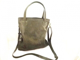 BORSA COLOR VERDE IN VERA PELLE DA