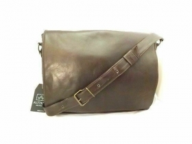MÄNNER SCHULTERTASCHE ECHTES L