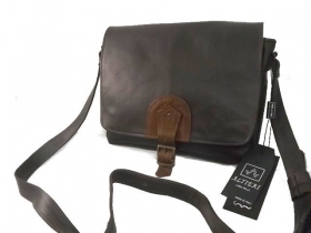 Man Shoulder Bag Purse Genuine Leat