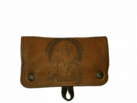 TOBACCO HOLDER IN LEATHER PAPER HOL