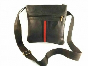 BOLSO HOMBRE EN PIEL Y CUERO INSERT