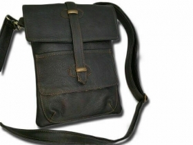 VINTAGE STYLE LEATHER SHOULDER BAG