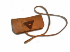 LEDER TABAKHALTER KARTENHALTER FILT