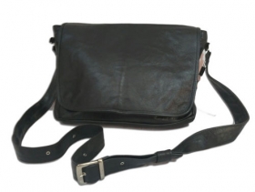 Shoulder Bag Man Messenger Real Lea