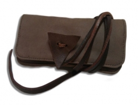 Pocket Tobacco Leather Maps Port Fi