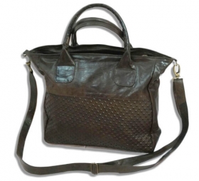 Women\'s Bag Leather Colour Marrone.