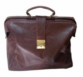 DOCTOR BAG IN GENUINE ITALIAN LEATH