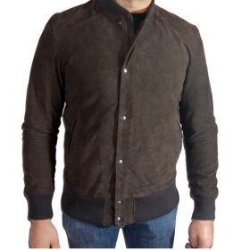 Jacke Men aus Wildleder Braun Mod.