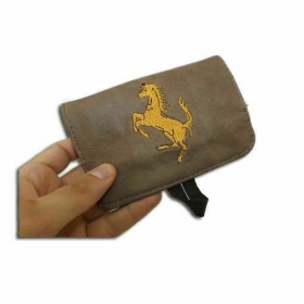LEATHER TOBACCO FILTER HOLDER WITH