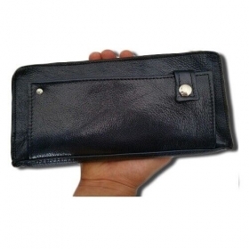POCHETTE DA UOMO IN PELLE BLU, MOD: