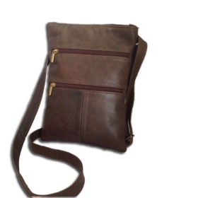 Shoulder Bag Man Calfskin Brown Vin