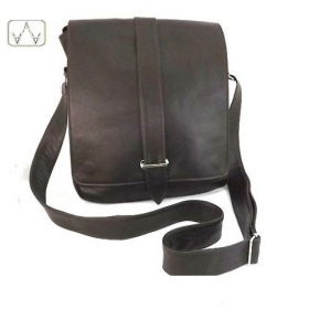 BOLSA DE HOMBRO DE PIEL AUTéNTICA