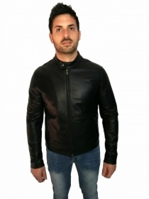 MEN'S LEATHER JACKET, MOD: LIN
