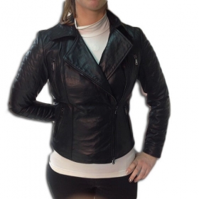 Jacke Damen aus Echtem Leder Modell