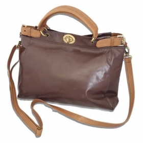Sac Femme Brun Bicolore. Modèle Ke