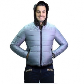 Daunenjacke Herren mit Einlagen aus