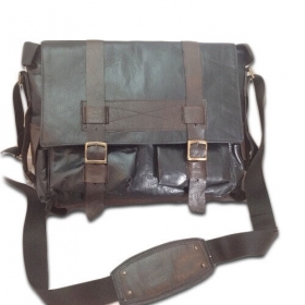 MESSENGER UOMO IN PELLE VITELLO VIN