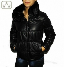CHAQUETA ARTESANA DE PIEL, MOD: CHA