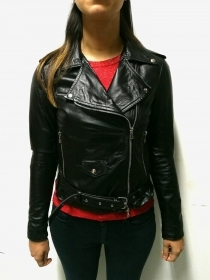 CHAQUETA DE CUERO GENUINO MOD. CLAV