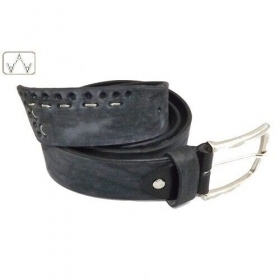 Cintura in vero cuoio nero mod : FR