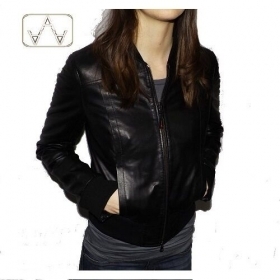 Damenjacke aus Leder, Mod: Jacke au